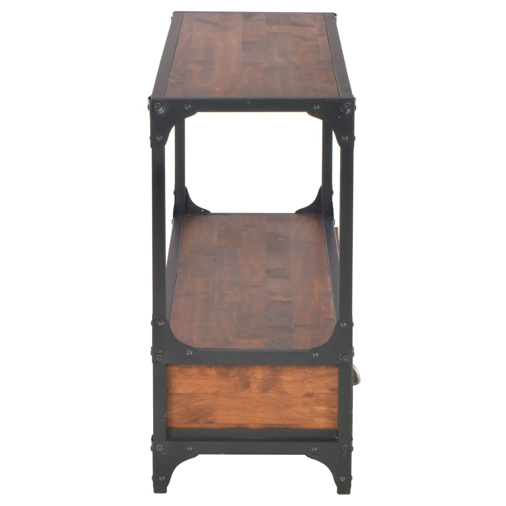 vidaXL Meuble TV 3 tiroirs 120x30x60 cm Bois de pin massif