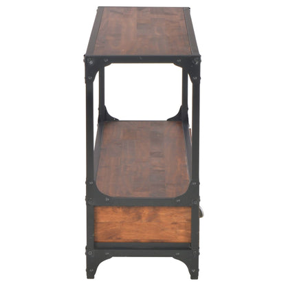 vidaXL Meuble TV 3 tiroirs 120x30x60 cm Bois de pin massif