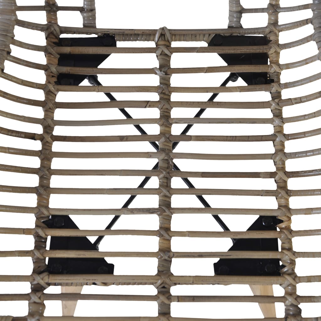 vidaXL Chaises de salle à manger 6 pcs Rotin naturel Marron