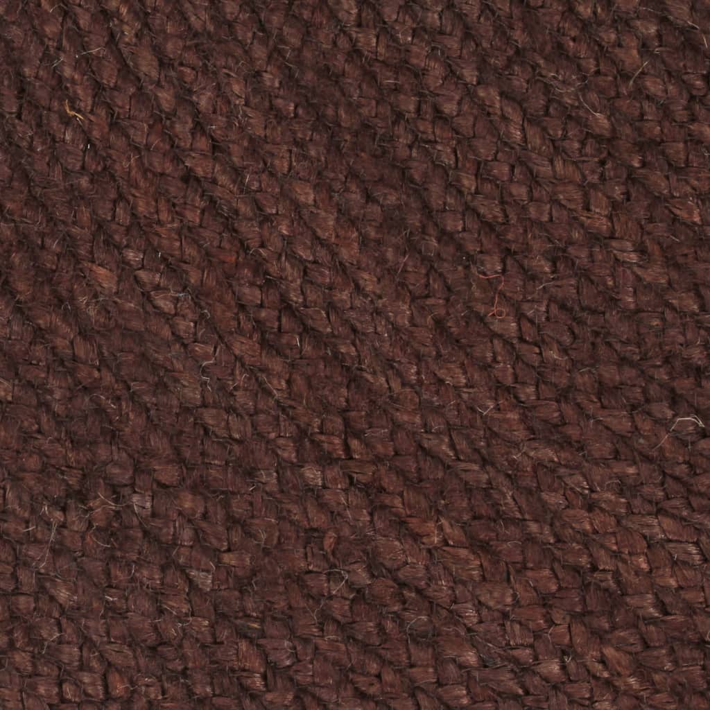 vidaXL Tapis fait main jute rond 150 cm marron