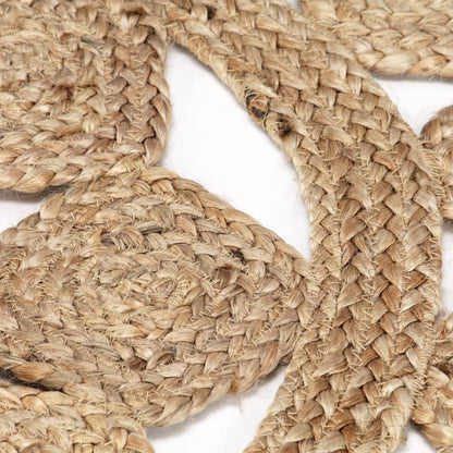 vidaXL Tapis tressé à la main en jute 120 cm