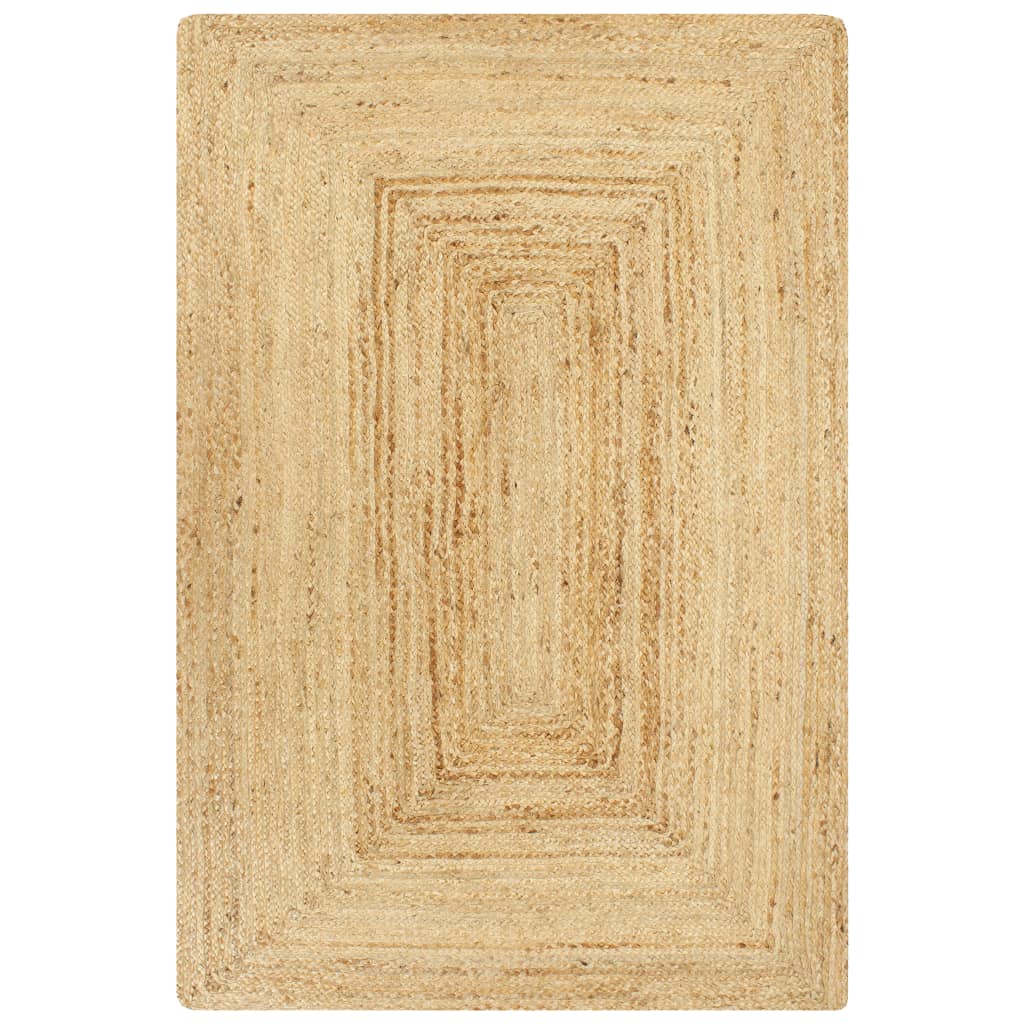 vidaXL Tapis fait à la main Jute naturel 80x160 cm
