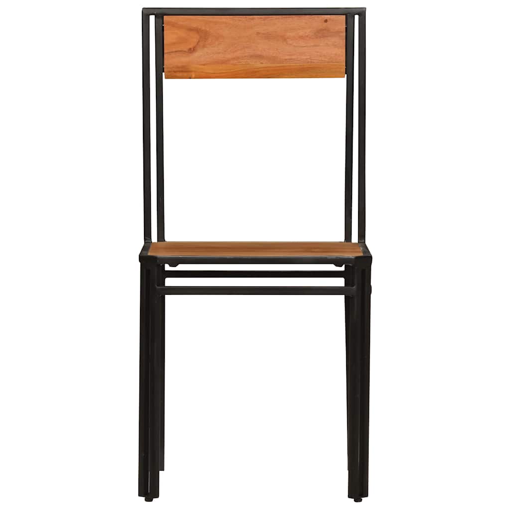 vidaXL Chaises de salle à manger 4 pcs Bois d'acacia massif