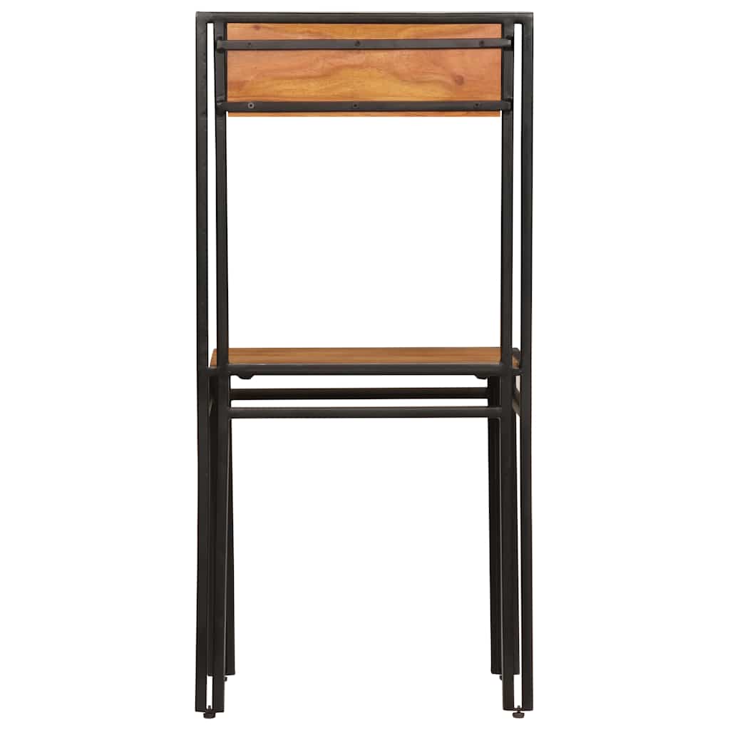 vidaXL Chaises de salle à manger 4 pcs Bois d'acacia massif