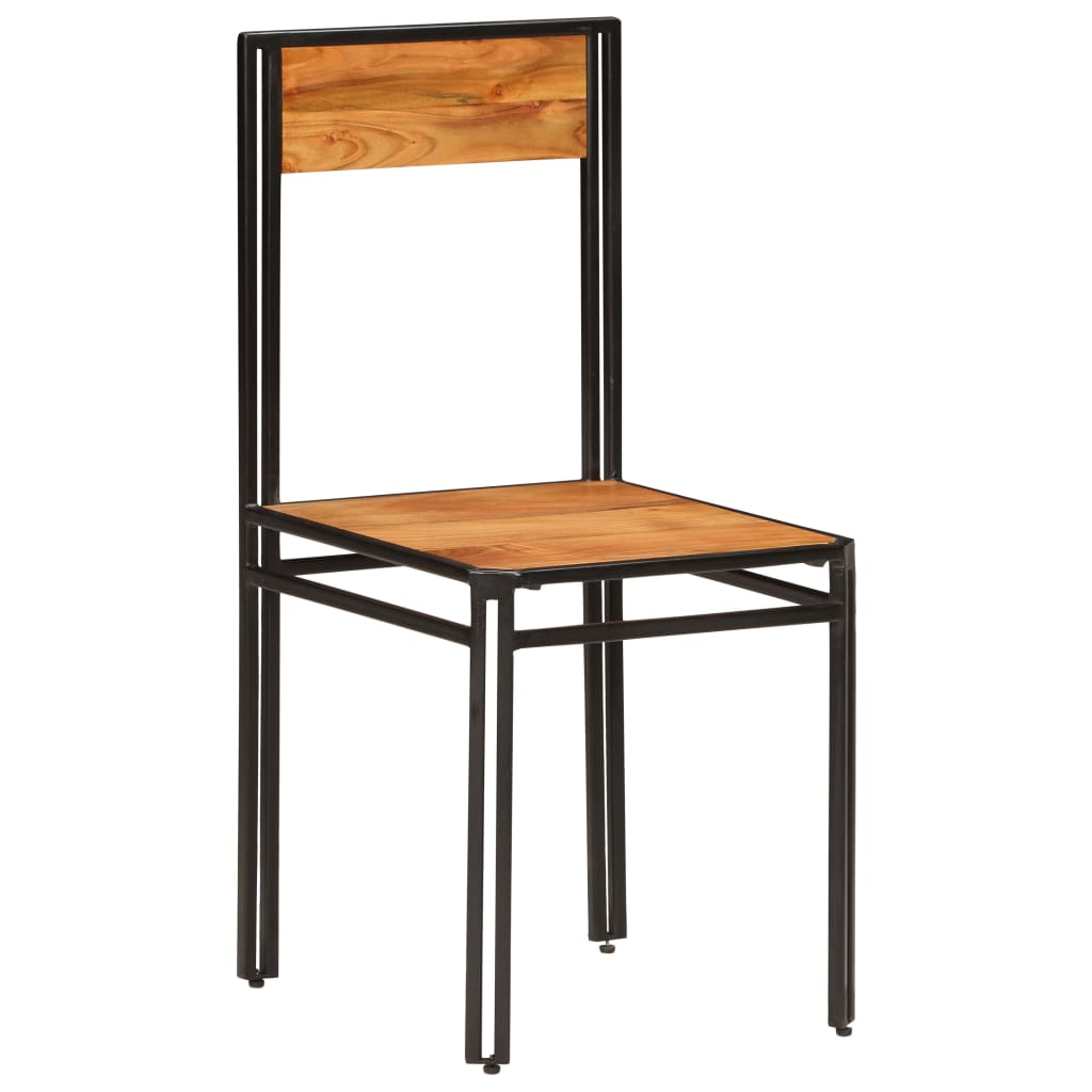 vidaXL Chaises de salle à manger 6 pcs. Bois d'acacia massif