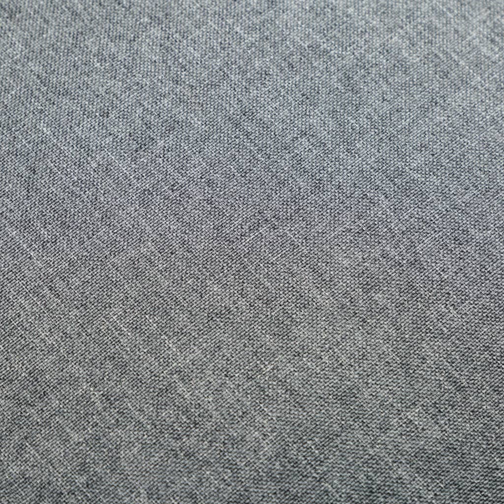 vidaXL Sessel Hellgrau Stoff