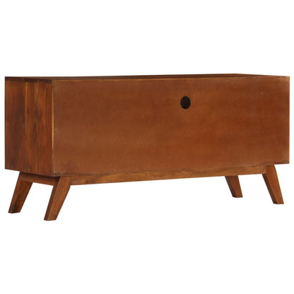 Meuble TV vidaXL avec 3 tiroirs 110x35x50 cm Bois d'acacia massif