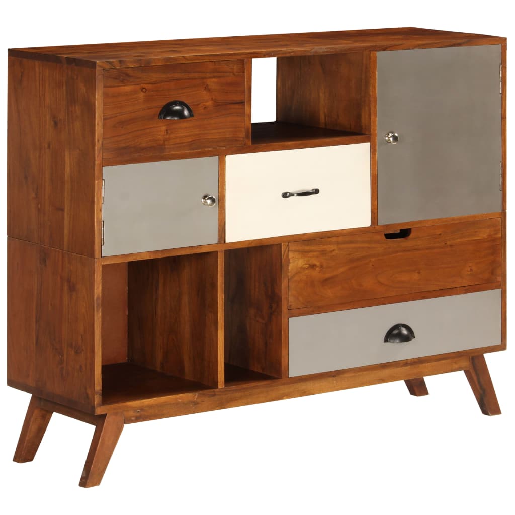 vidaXL Bahut 115x35x86 cm Bois d'acacia massif