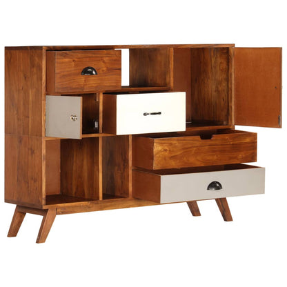 vidaXL Bahut 115x35x86 cm Bois d'acacia massif