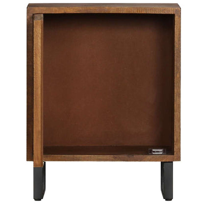 vidaXL Table de chevet 40x30x50 cm Bois de manguier massif