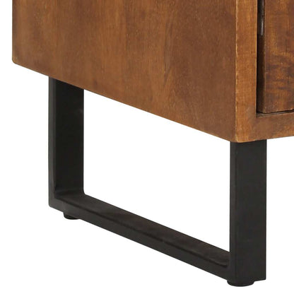 vidaXL Table de chevet 40x30x50 cm Bois de manguier massif