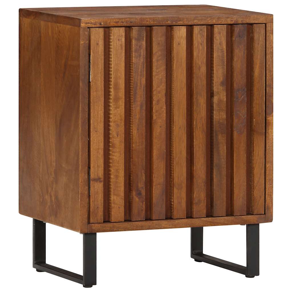 vidaXL Table de chevet 40x30x50 cm Bois de manguier massif
