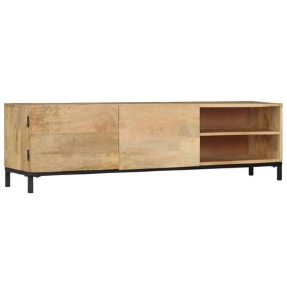 vidaXL Meuble TV 145x30x41 cm Bois de manguier massif
