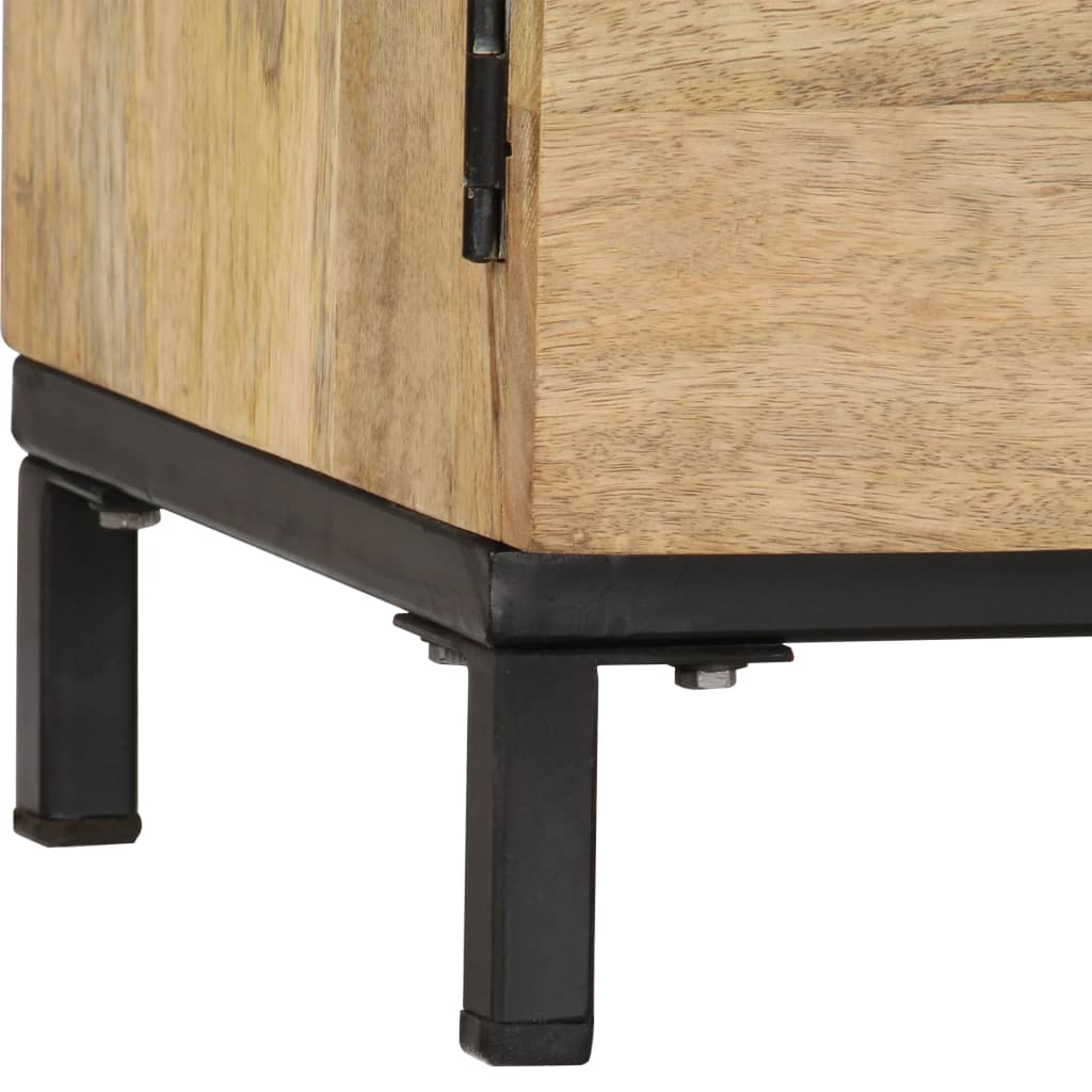 vidaXL Meuble TV 145x30x41 cm Bois de manguier massif