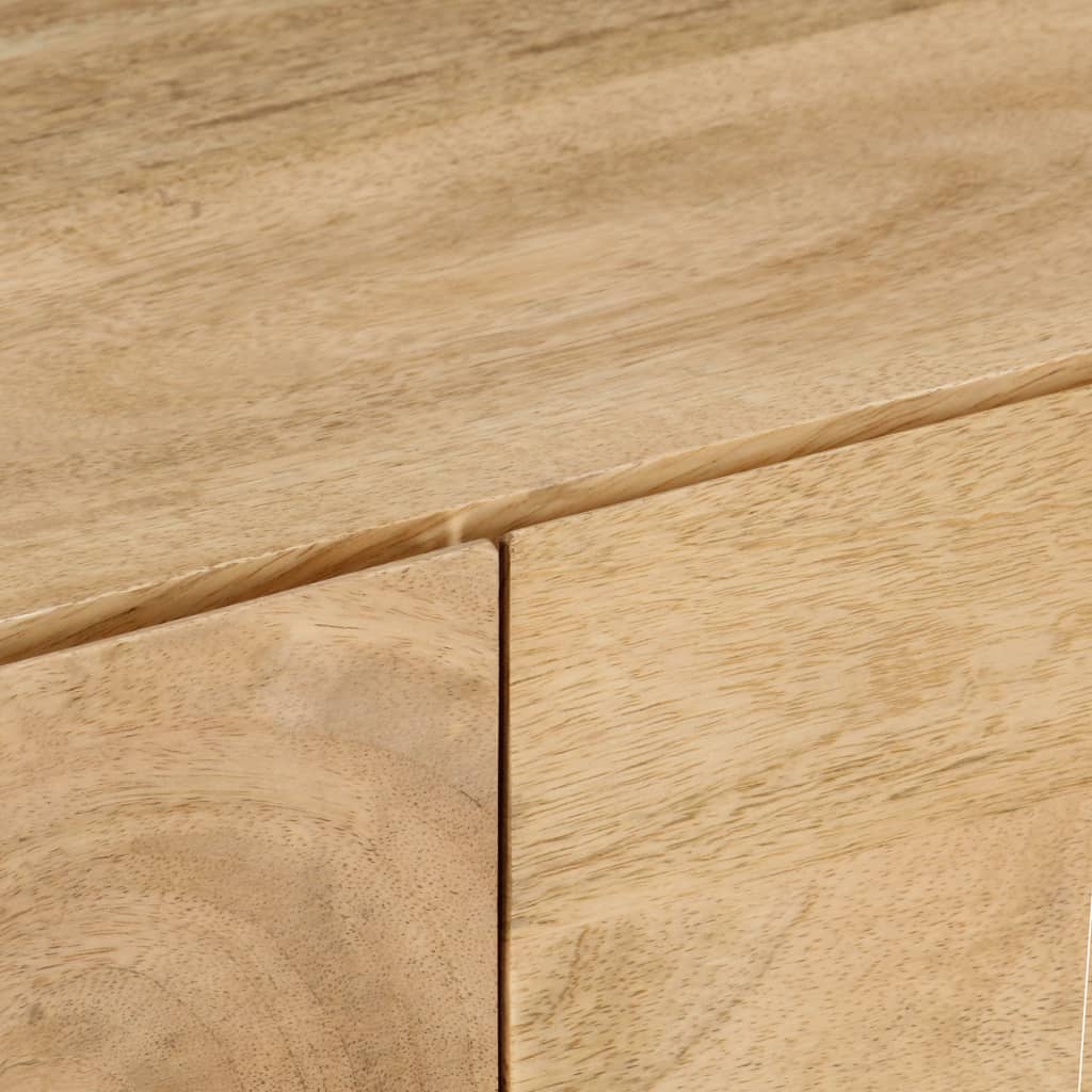 vidaXL Meuble TV 145x30x41 cm Bois de manguier massif