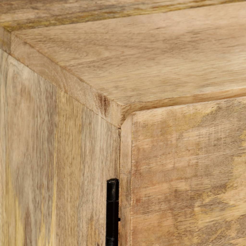 vidaXL Meuble TV 145x30x41 cm Bois de manguier massif
