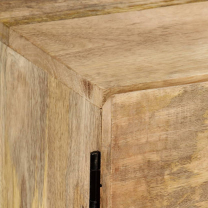 vidaXL Meuble TV 145x30x41 cm Bois de manguier massif