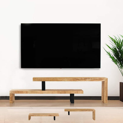 vidaXL Meuble TV Bois de mangue massif