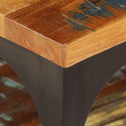 vidaXL Table basse avec étagère 100x60x35 cm en bois de récupération massif