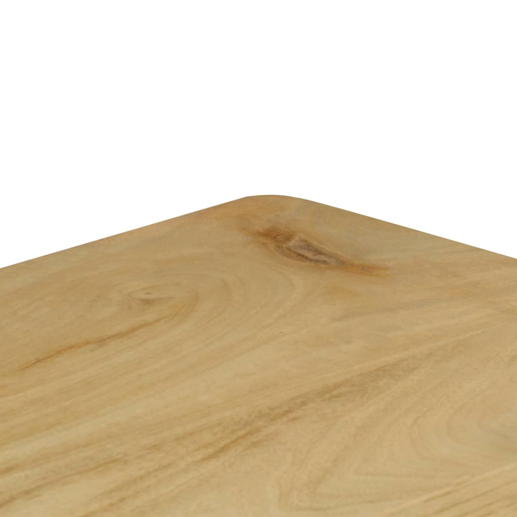 vidaXL Konsolentisch 120x35x76 cm Stahl und Massivholz Mango