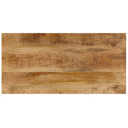 vidaXL Table basse 100x50x35 cm Bois de manguier massif et acier