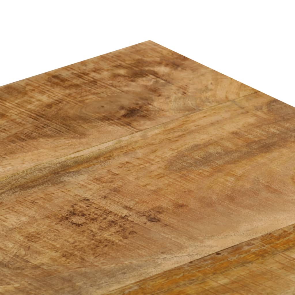 vidaXL Table basse 100x50x35 cm Bois de manguier massif et acier