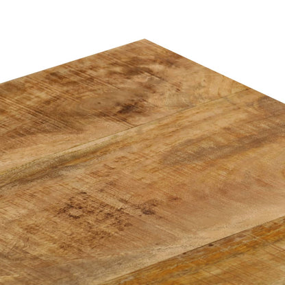 vidaXL Table basse 100x50x35 cm Bois de manguier massif et acier