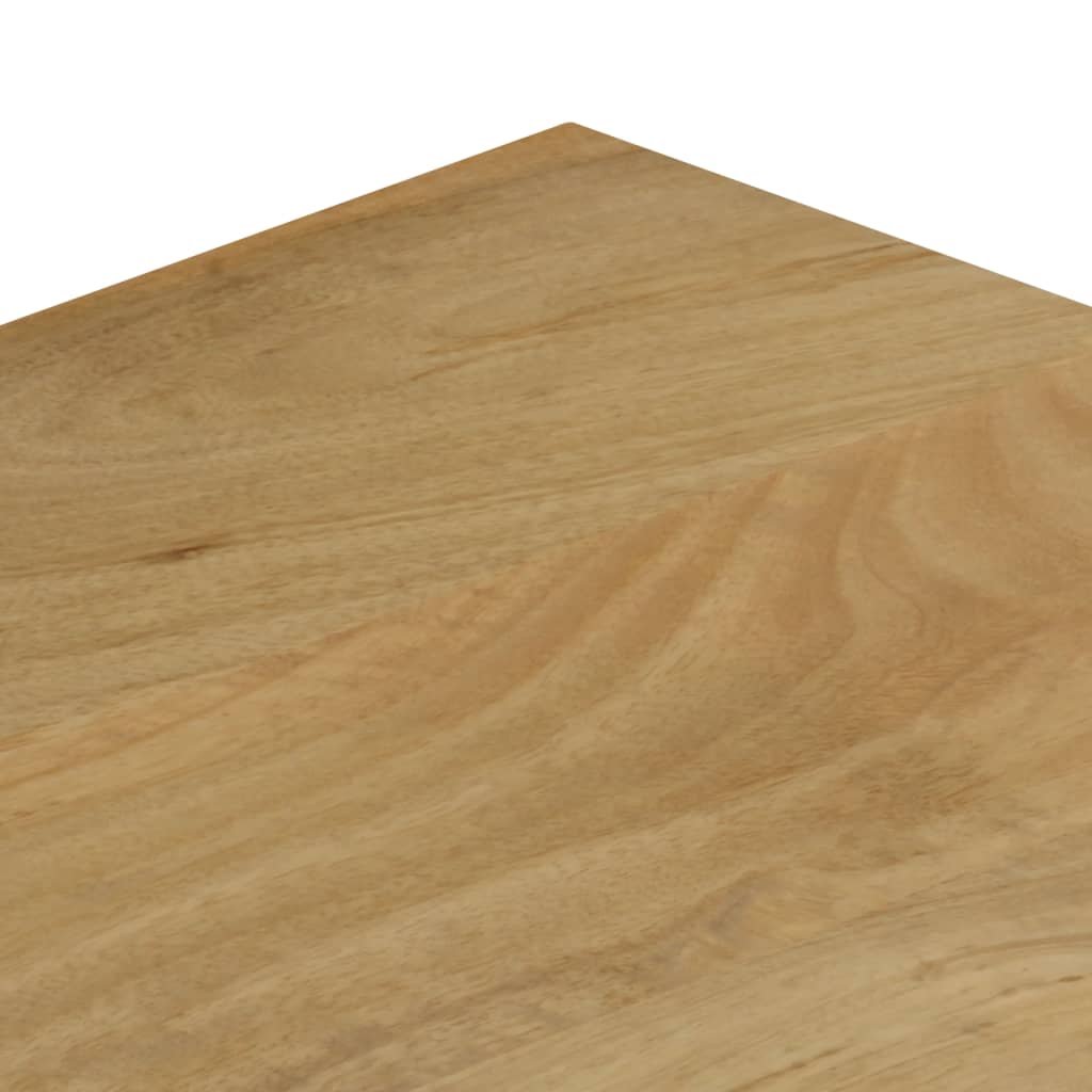 vidaXL Table basse 100x50x35 cm Bois de manguier massif et acier