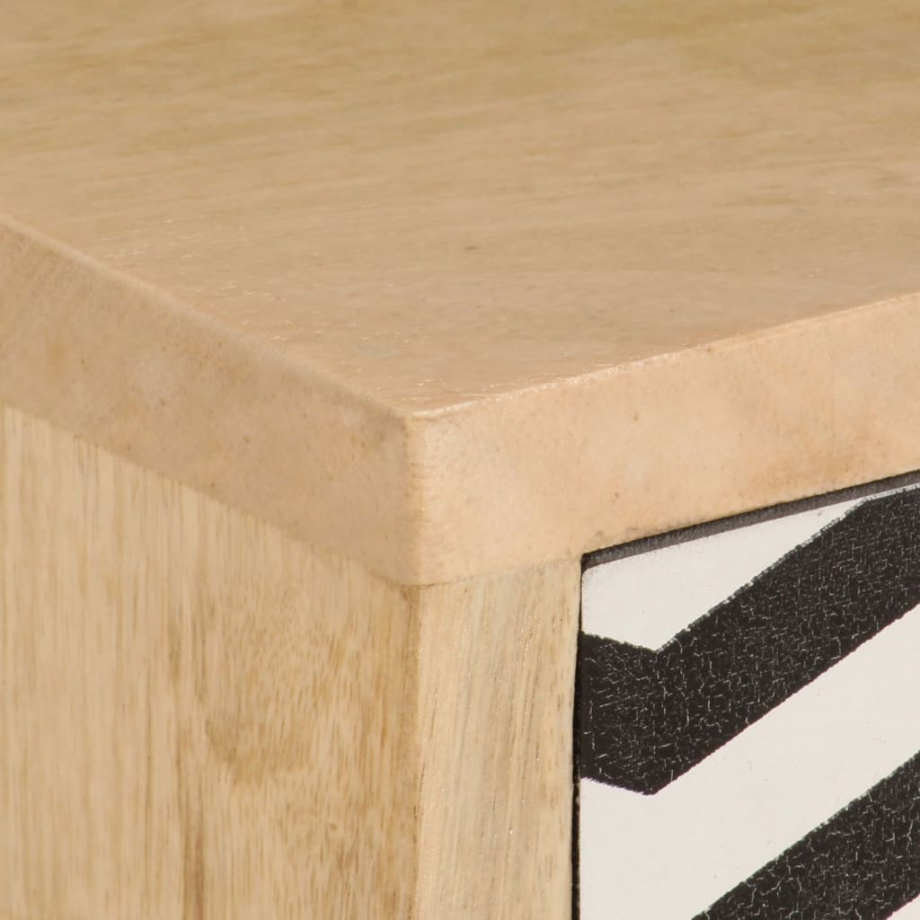 vidaXL Meuble TV 120x30x40 cm Bois de manguier massif