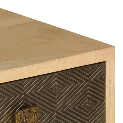 vidaXL Meuble TV 120x30x40 cm Bois de manguier massif