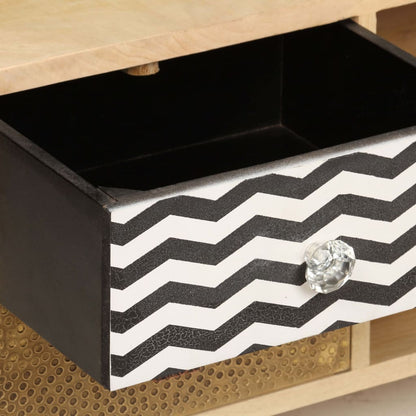 vidaXL Meuble TV 120x30x40 cm Bois de manguier massif