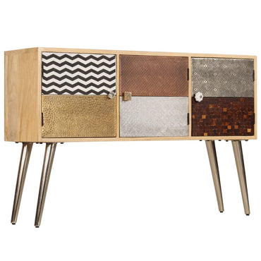 vidaXL Sideboard 120 x 30 x 75 cm Massivholz Mango