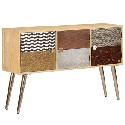 vidaXL Sideboard 120 x 30 x 75 cm Massivholz Mango