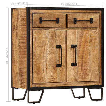 vidaXL Sideboard 65x30x70 cm Massivholz Mango
