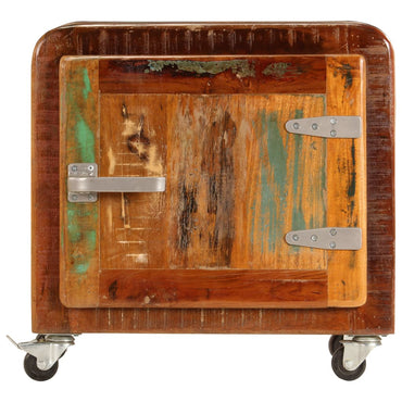 vidaXL Table de chevet 50x30x50 cm en bois de récupération massif