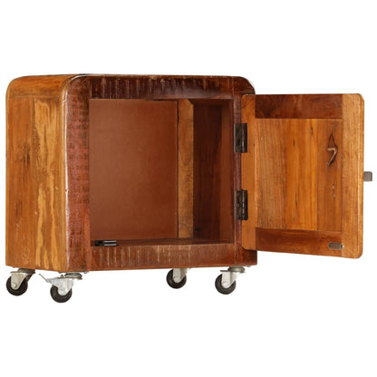 vidaXL Table de chevet 50x30x50 cm en bois de récupération massif