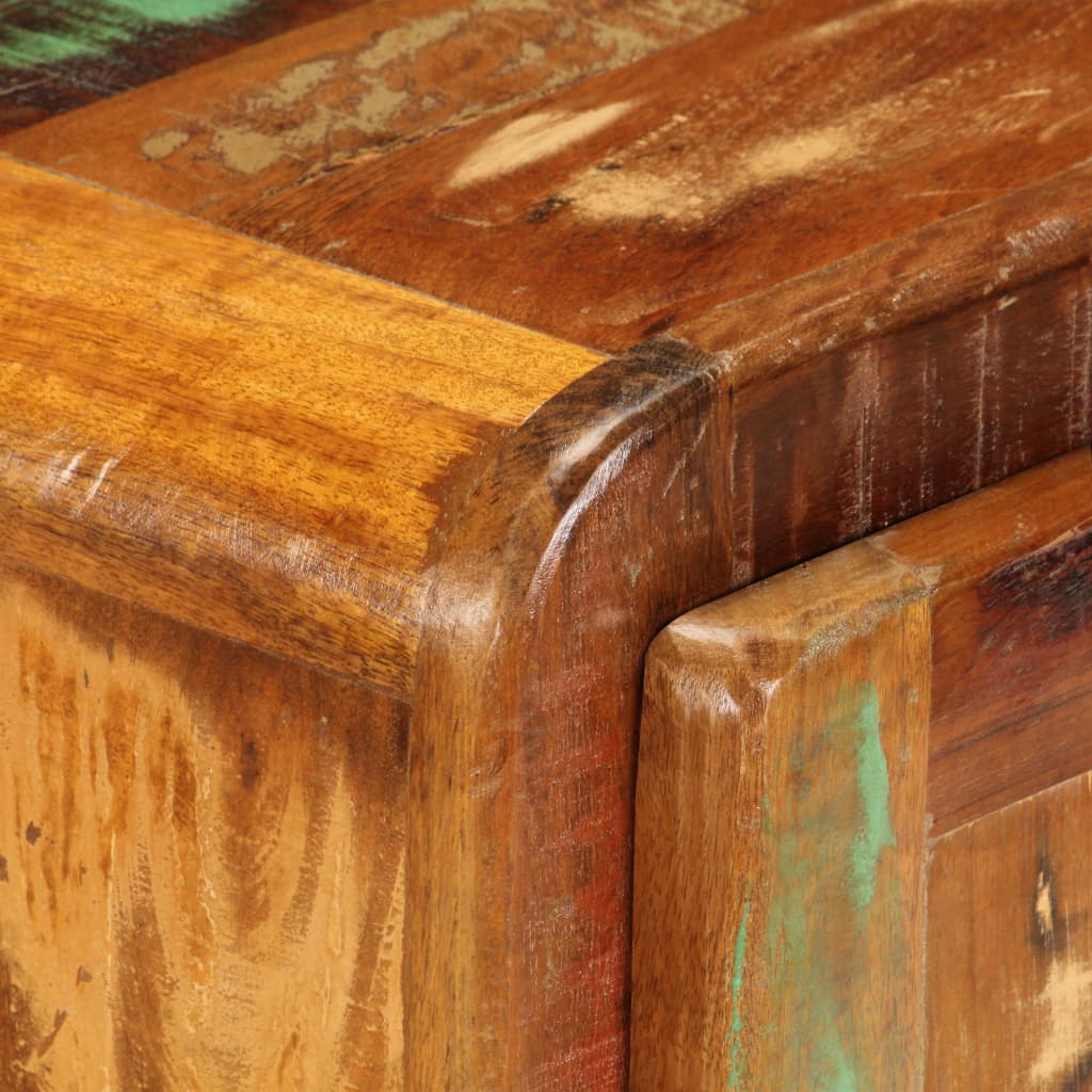 vidaXL Table de chevet 50x30x50 cm en bois de récupération massif