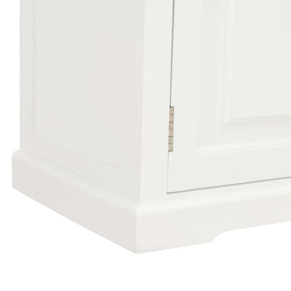 vidaXL Meuble TV Blanc 90x30x40 cm Bois