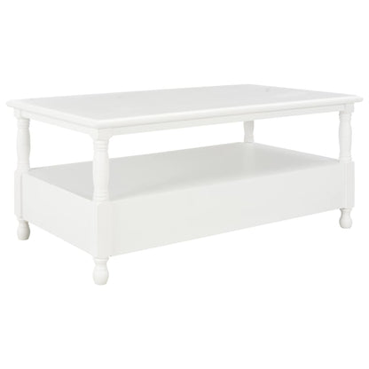 vidaXL Couchtisch Weiß 100×55×45 cm Holz