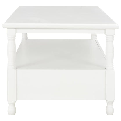 vidaXL Couchtisch Weiß 100×55×45 cm Holz
