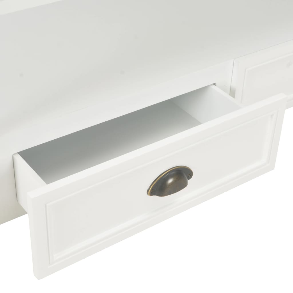 vidaXL Couchtisch Weiß 100×55×45 cm Holz