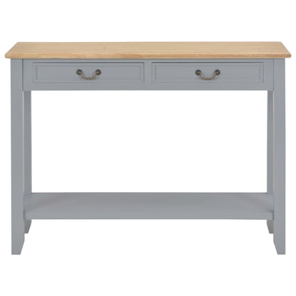 vidaXL Konsolentisch Grau 110 x 35 x 80 cm Holz