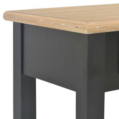 vidaXL Konsolentisch Schwarz 110 x 35 x 80 cm Holz