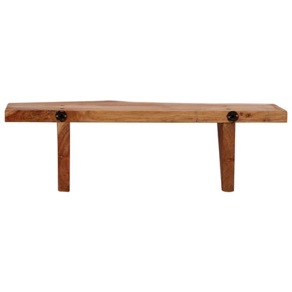 vidaXL Wandregale 2 Stk. 60 x 20 x 18 cm Massivholz Akazie