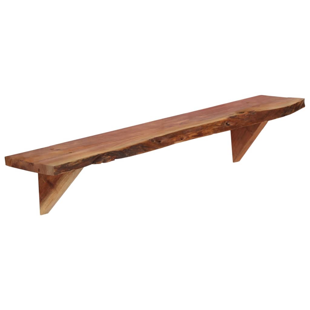 vidaXL Wandregale 2 Stk. 90 x 20 x 18 cm Massivholz Akazie