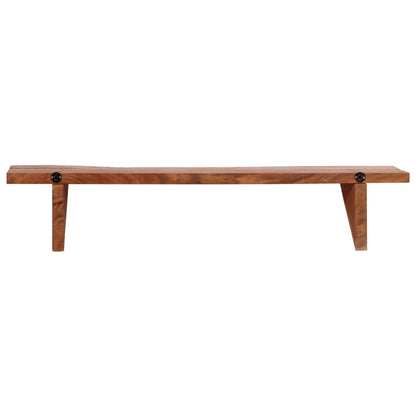 vidaXL Wandregale 2 Stk. 90 x 20 x 18 cm Massivholz Akazie