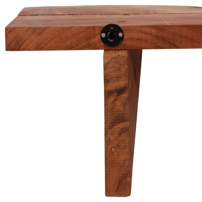 vidaXL Wandregale 2 Stk. 90 x 20 x 18 cm Massivholz Akazie