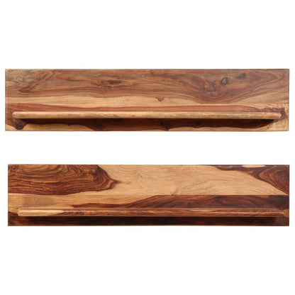vidaXL Wandregale 2 Stk. 118x26x20 cm Massivholz Akazie