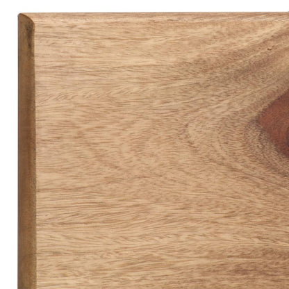 vidaXL Wandregale 2 Stk. 118x26x20 cm Massivholz Akazie