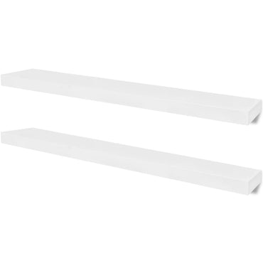 vidaXL Étagères murales 4 pcs Blanc 100 cm